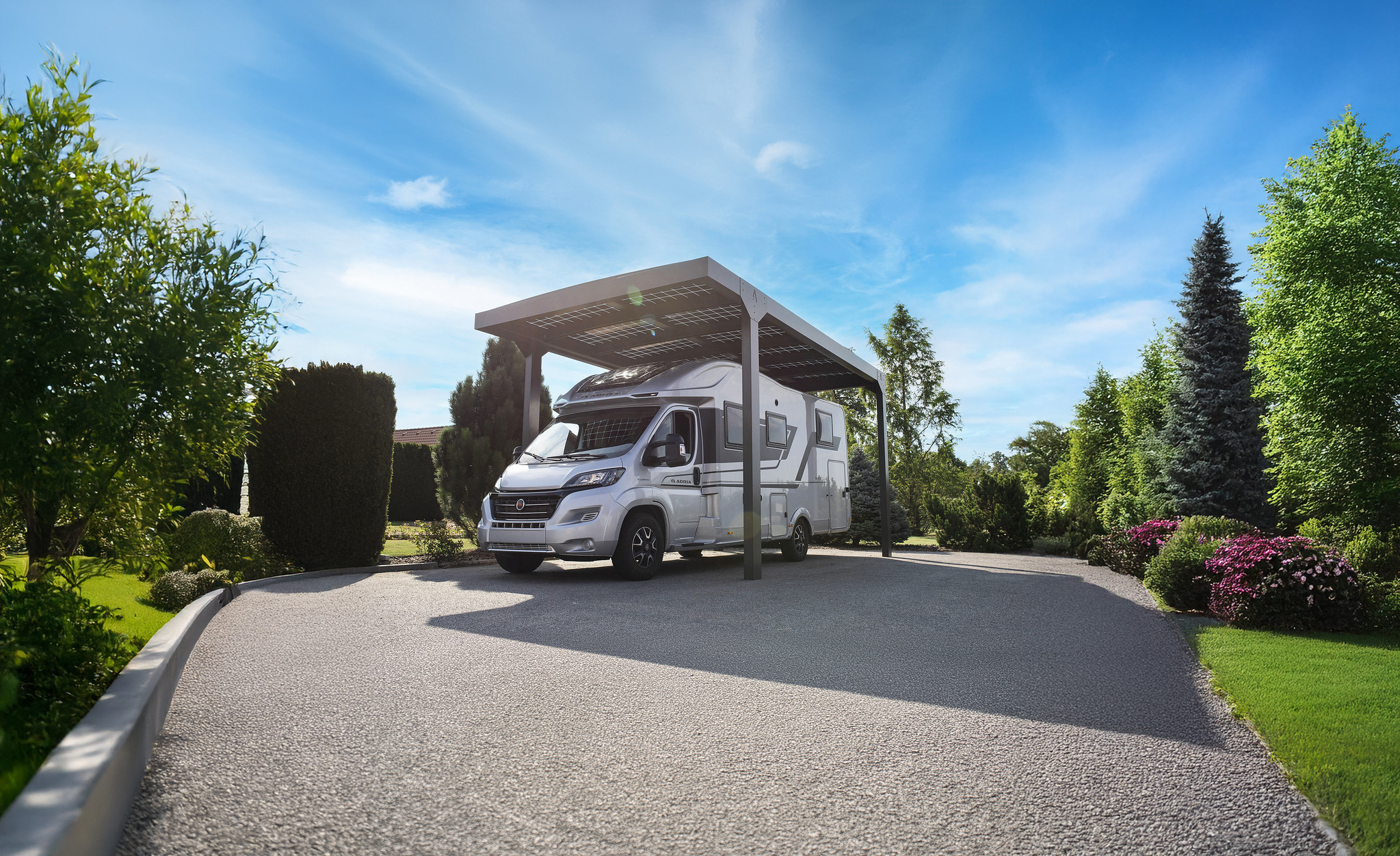 CARPORT CAMPER SOLAR – ideální partner pro každého karavanistu